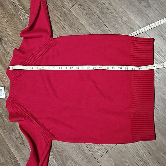 Jeanne Pierre,  Pomegranate, sweater,  size medium - Picture 8 of 9